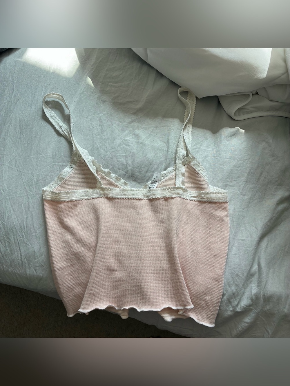 Out From Under for Urban Outfitters pink cropped top - Picture 3 of 6